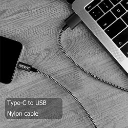 NEW'C Lot de 2 Câble USB Type C à USB 3.0 5A, Câble USB C pour Samsung  Galaxy S8/S8 Plus,S9/S9 Plus, Huawei, Xiaomi, Honor, Nokia, OnePlus,  Chargeur Cable USB C Rapide 1M