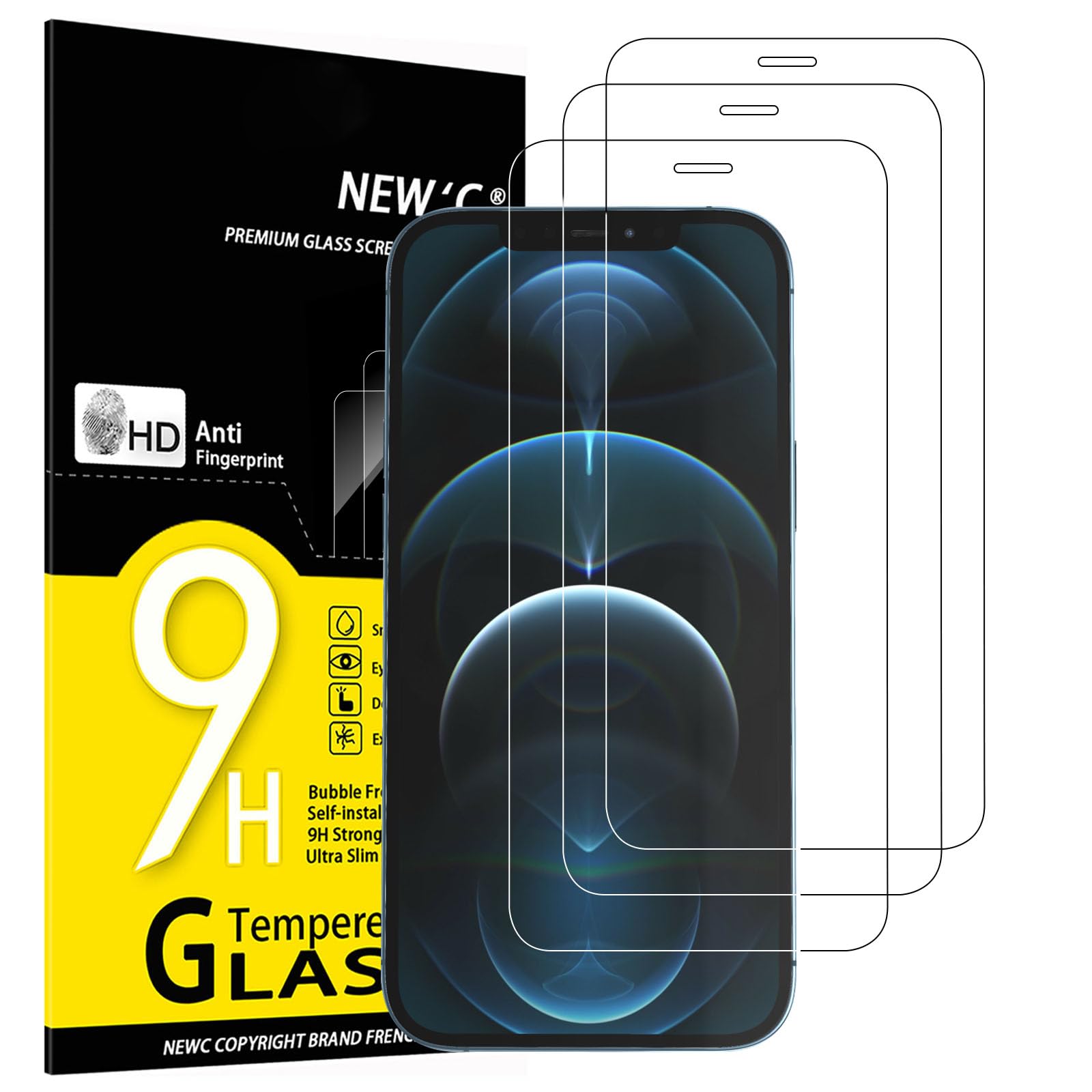 61KO2DD7L.jpg Protection d'écran Verre trempé iPhone 12 Pro Max