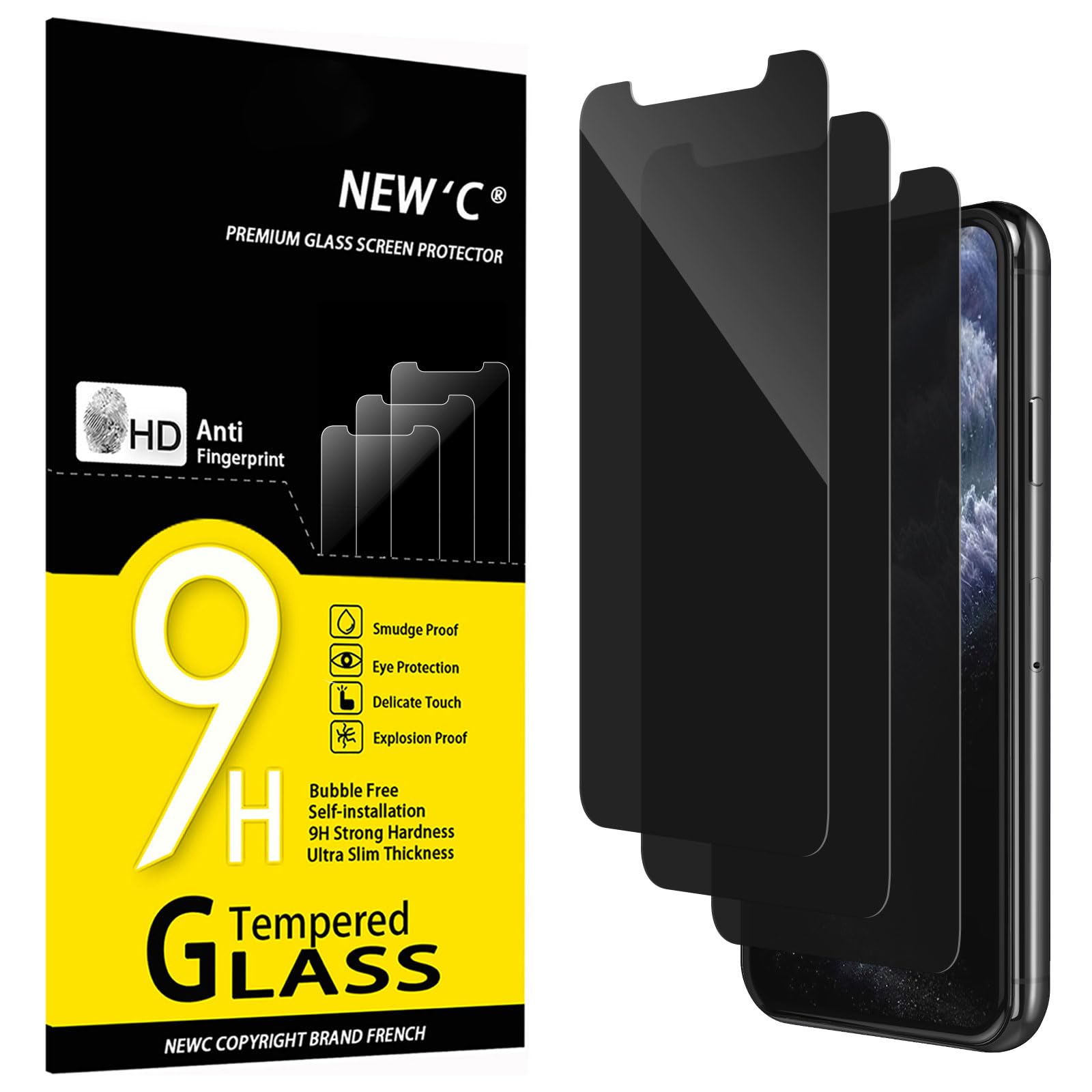 61SqIy3vVZL.jpg Protection d'écran Verre trempé iPhone 11 Pro / iPhone X / iPhone XS