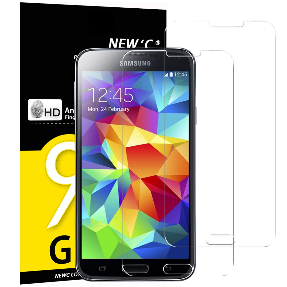 61T93VfuqL.jpg Protection d'écran Verre trempé Galaxy S5 Mini