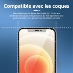 Protection d'écran Verre trempé iPhone 12 / iPhone 12 Pro - PT02