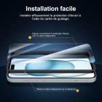 Protection d'écran Verre trempé iPhone 16 / iPhone 15 - PT02