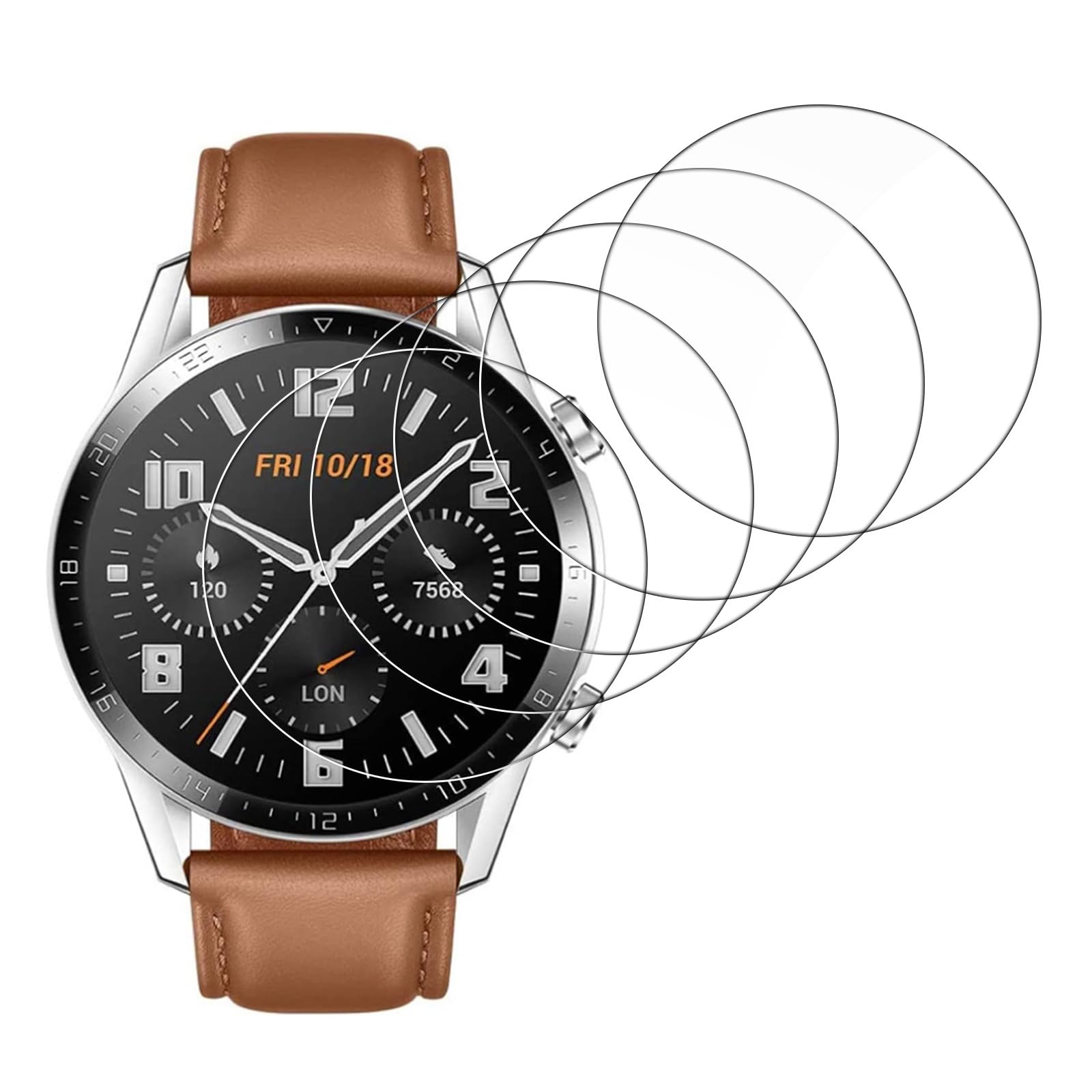 61hOfFIlL.jpg Protection d'écran Verre trempé Huawei Watch GT 2 46mm