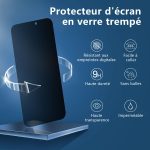 Protection d'écran Verre trempé iPhone 15 Pro Max / iPhone 15 Plus - PT03