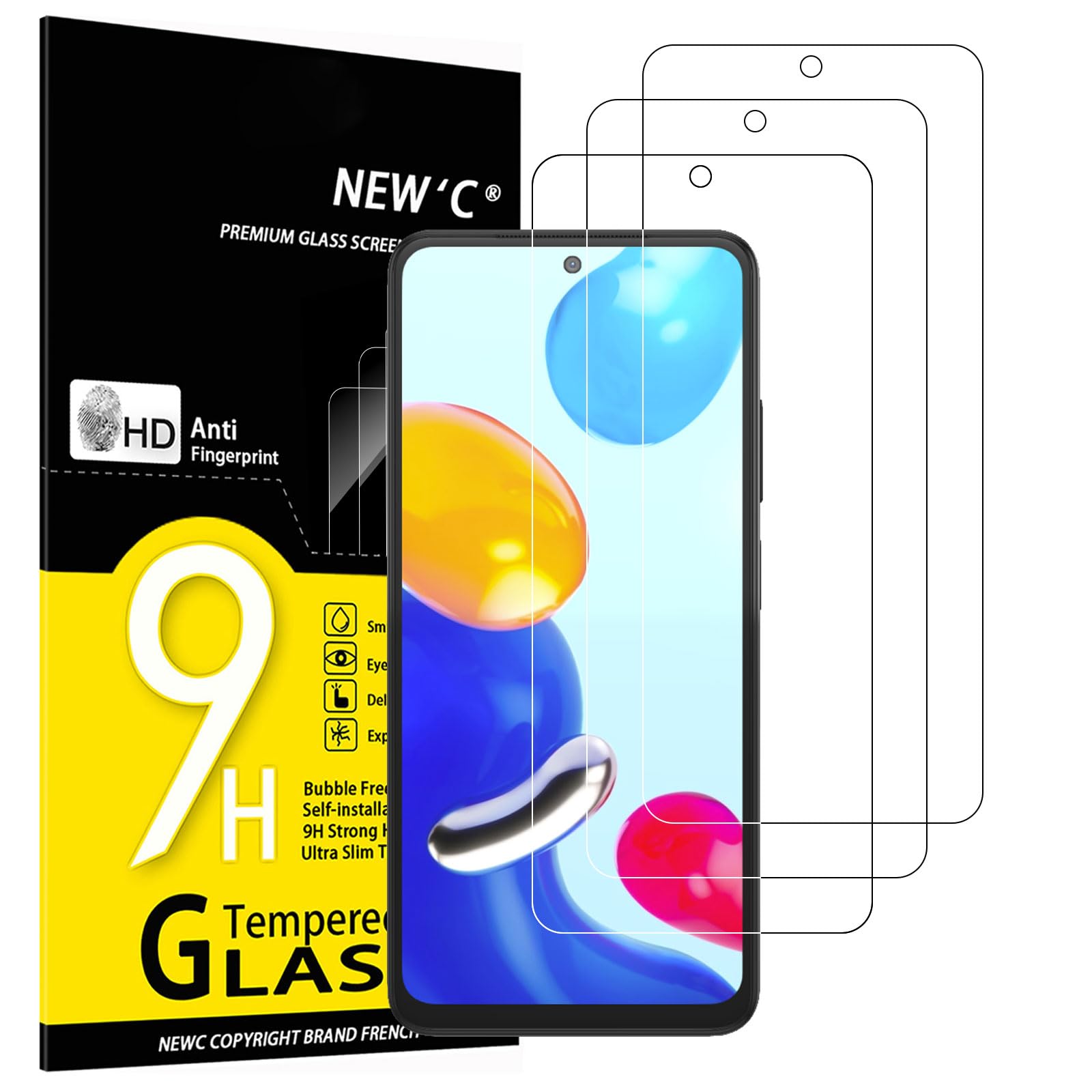 61l84wSLhOL.jpg Protection d'écran Verre trempé Redmi Note 11 4G / Redmi Note 11S 4G