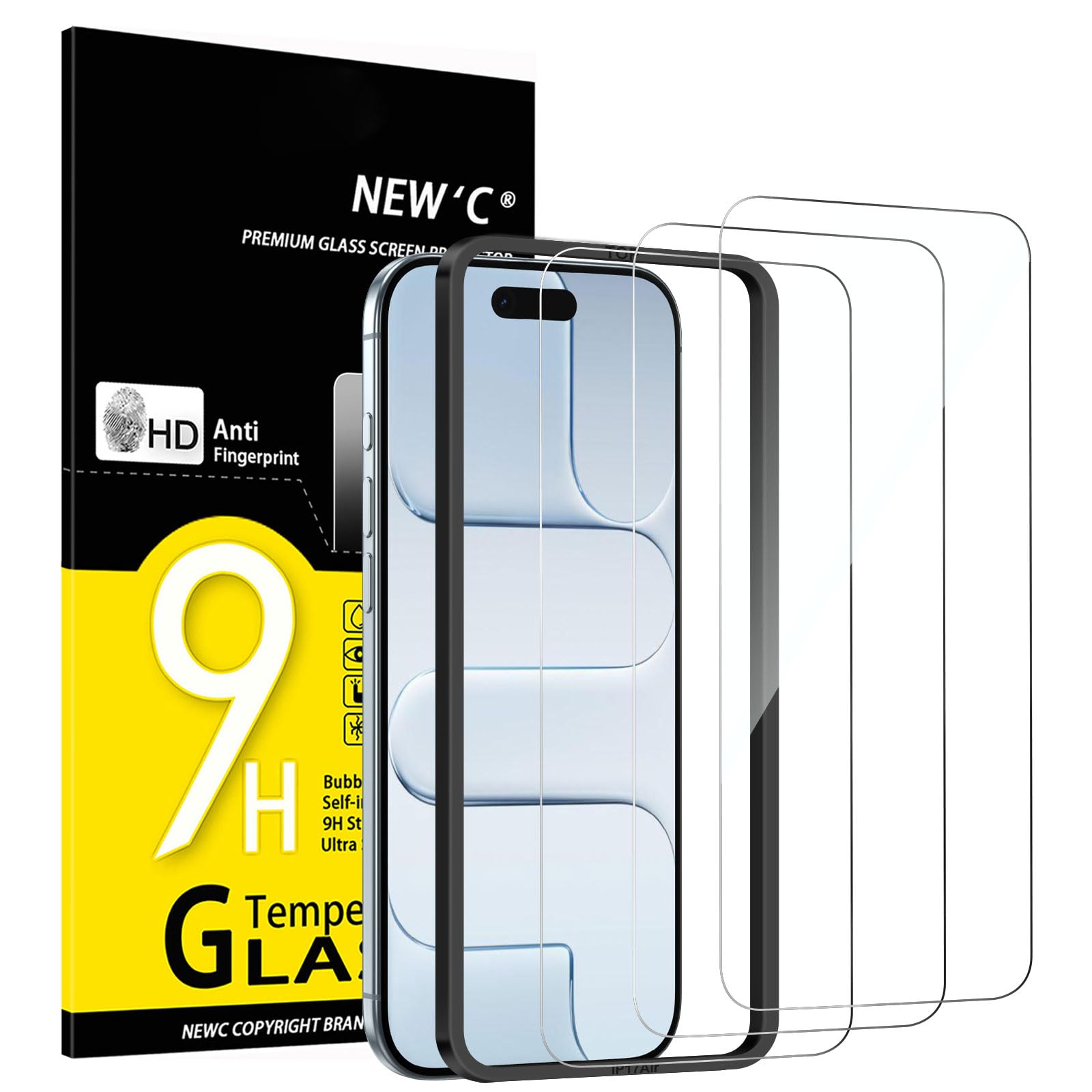 61okVDmo1HL.jpg Protection d'écran Verre trempé iPhone Air / iPhone 17 Air