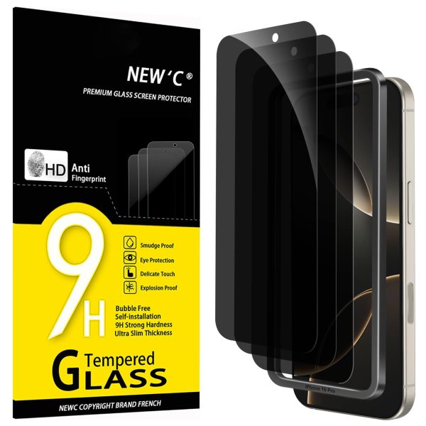 Protection d'écran Verre trempé iPhone 17 / iPhone 17 Pro / iPhone 16 Pro