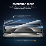 Protection d'écran Verre trempé iPhone 15 Pro - PT02