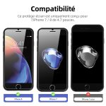 Protection d'écran Verre trempé iPhone 8 / iPhone 7 - PT01
