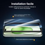 Protection d'écran Verre trempé iPhone 16 Plus / iPhone 15 Plus - PT02