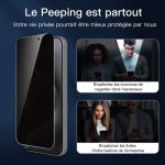 Protection d'écran Verre trempé iPhone 15 Pro - PT04