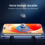 Protection d'écran Verre trempé iPhone 15 Pro Max - PT07
