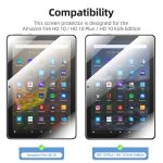 Protection d'écran Verre trempé Fire HD 10 / Fire HD 10 Plus / Fire HD 10 Kids Edition - PT01