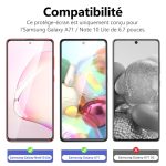 Protection d'écran Verre trempé Galaxy A71 / Note 10 Lite - PT01