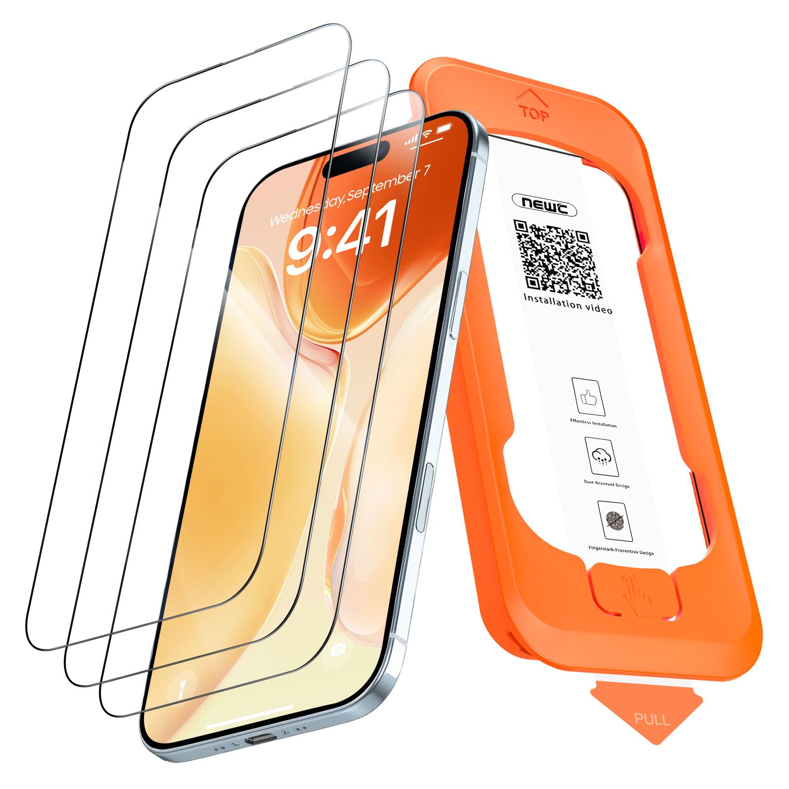 715YdU7174L.jpg Protection d'écran Verre trempé iPhone Air