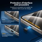 Protection d'écran Verre trempé iPhone 15 Pro Max - PT04