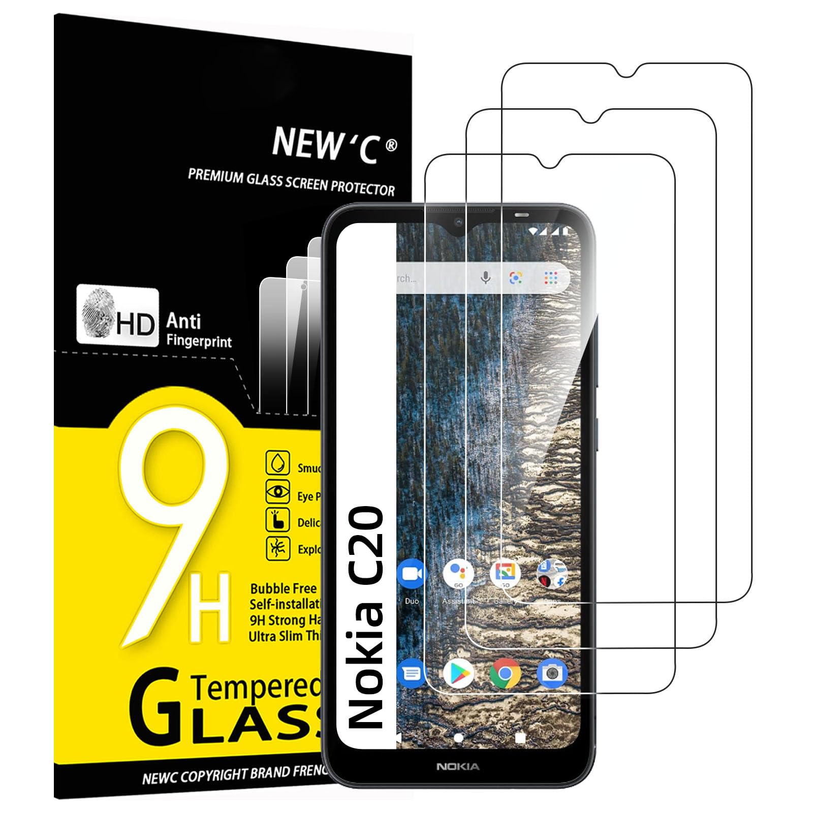 717qQR0jNsL.jpg Protection d'écran Verre trempé Nokia C20