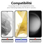 Protection d'écran Verre trempé Galaxy S22 5G - PT01