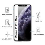 Protection d'écran Verre trempé iPhone 11 Pro Max - PT01