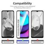 Protection d'écran Verre trempé Motorola Moto E20 - PT01