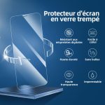 Protection d'écran Verre trempé iPhone 12 Pro Max - PT03