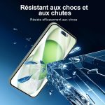 Protection d'écran Verre trempé iPhone 16 Plus / iPhone 15 Plus - PT05