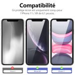 Protection d'écran Verre trempé iPhone 11 / iPhone XR - PT01