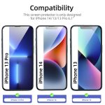 Protection d'écran Verre trempé iPhone 14 / iPhone 13 / iPhone 13 Pro - PT01