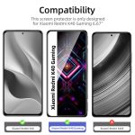 Protection d'écran Verre trempé Redmi K40 Gaming - PT01