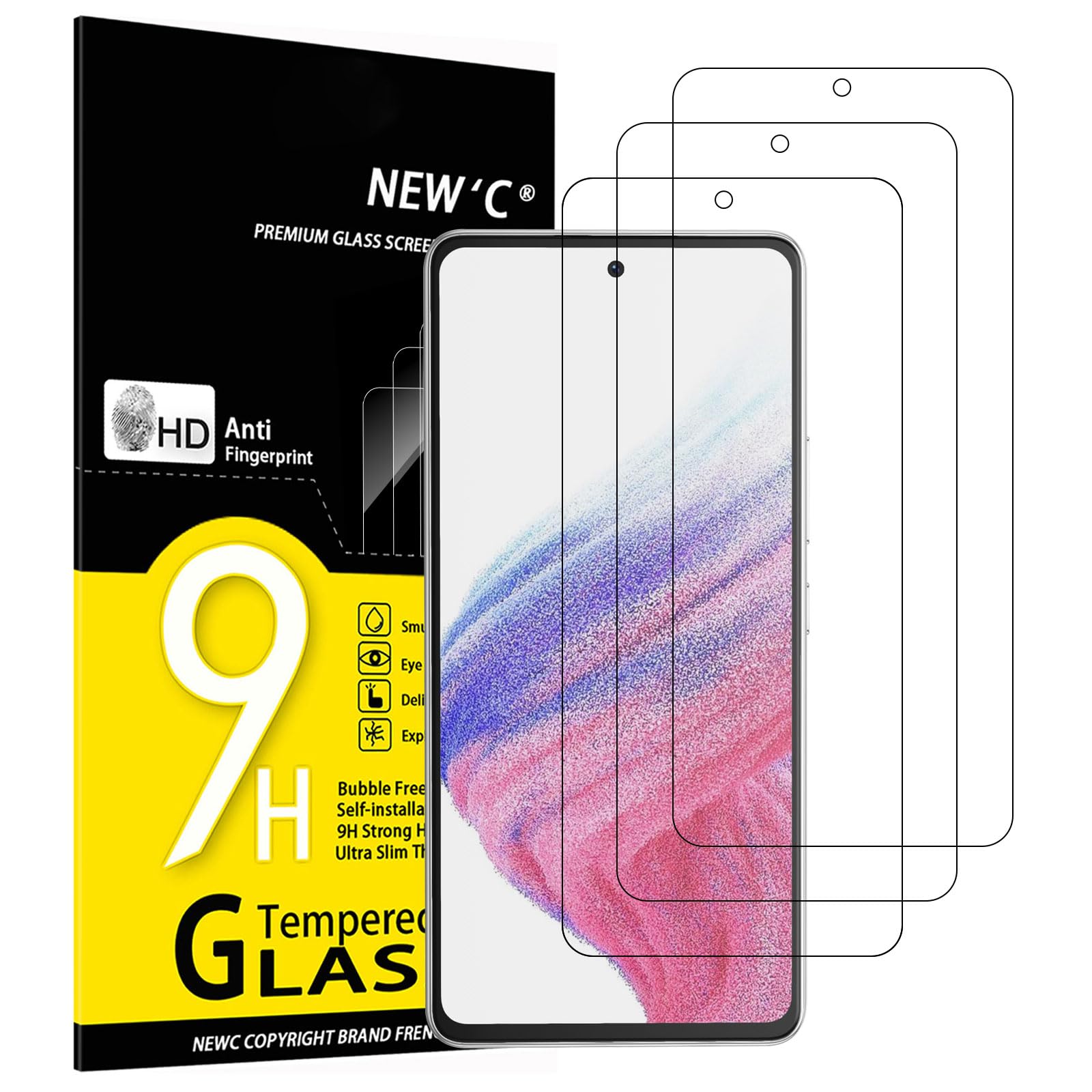 71IwdIF7fbL.jpg Protection d'écran Verre trempé Galaxy A53 5G