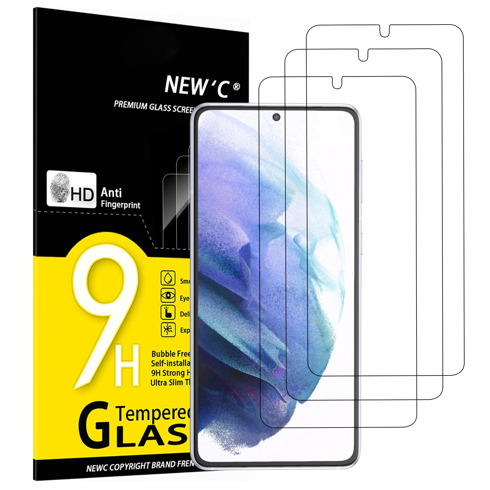 71J7iBsk6yL.jpg Protection d'écran Verre trempé Galaxy S21 Plus / Galaxy S21+