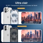 Protection d'écran Verre trempé iPhone 16 Plus - PT06