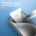 Protection d'écran Verre trempé iPhone 15 Pro - PT05