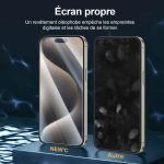 Protection d'écran Verre trempé iPhone 15 Pro Max - PT04
