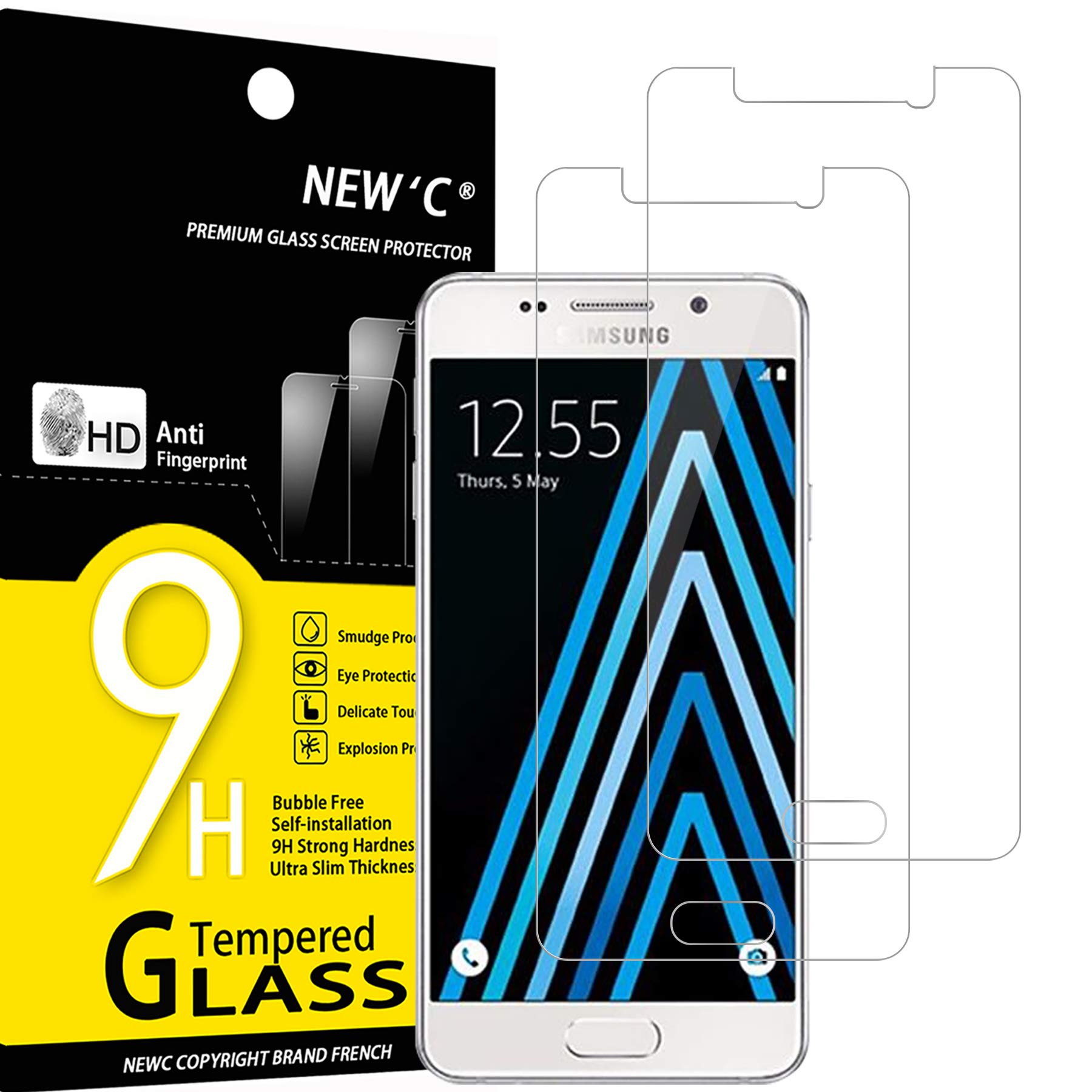 71LIDj8p6rL.jpg Protection d'écran Verre trempé Galaxy A3 2016