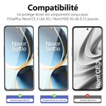 Protection d'écran Verre trempé OnePlus Nord CE 3 Lite 5G / OnePlus Nord N30 5G - PT01