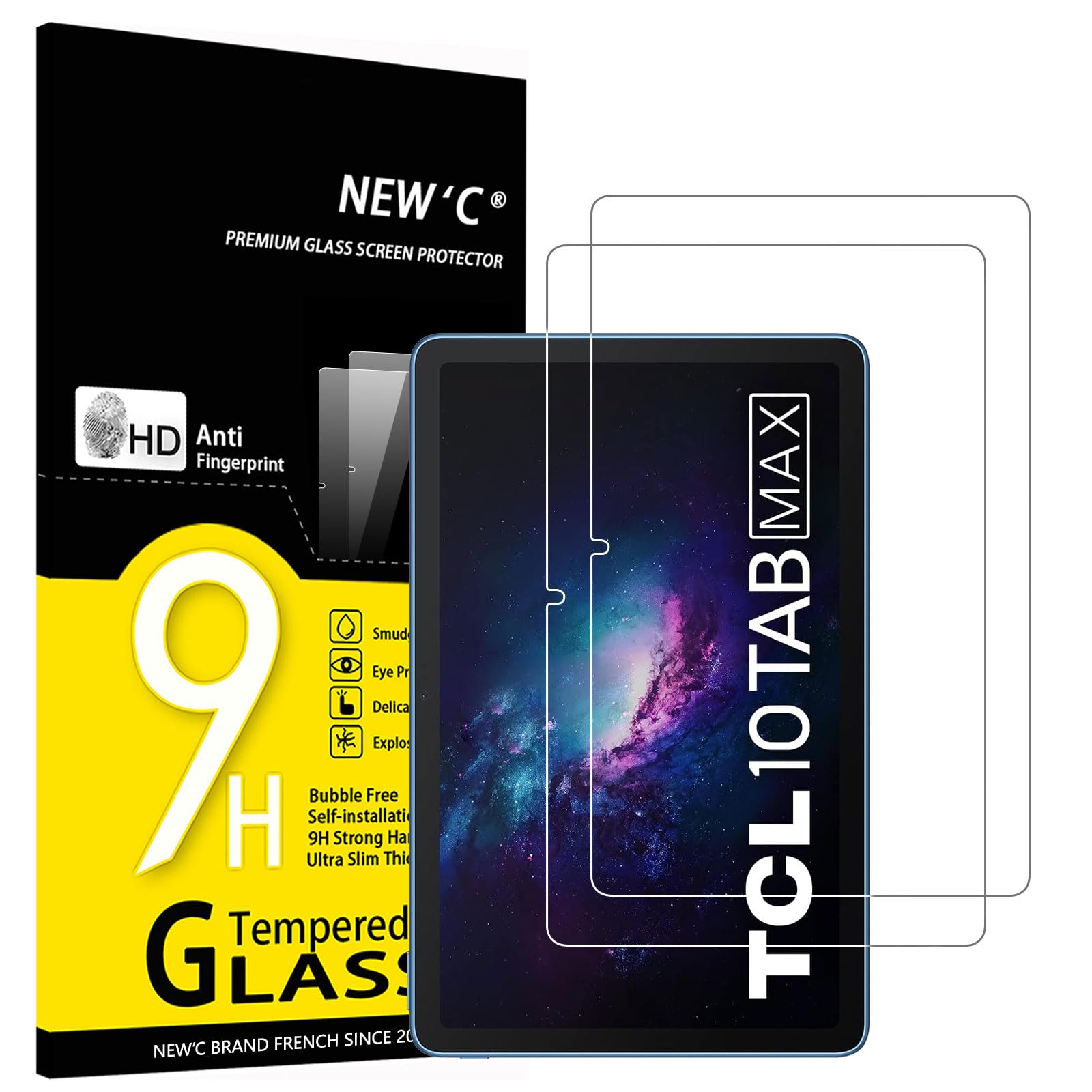 71LlIY2aqL.jpg Protection d'écran Verre trempé TCL 10 TabMax