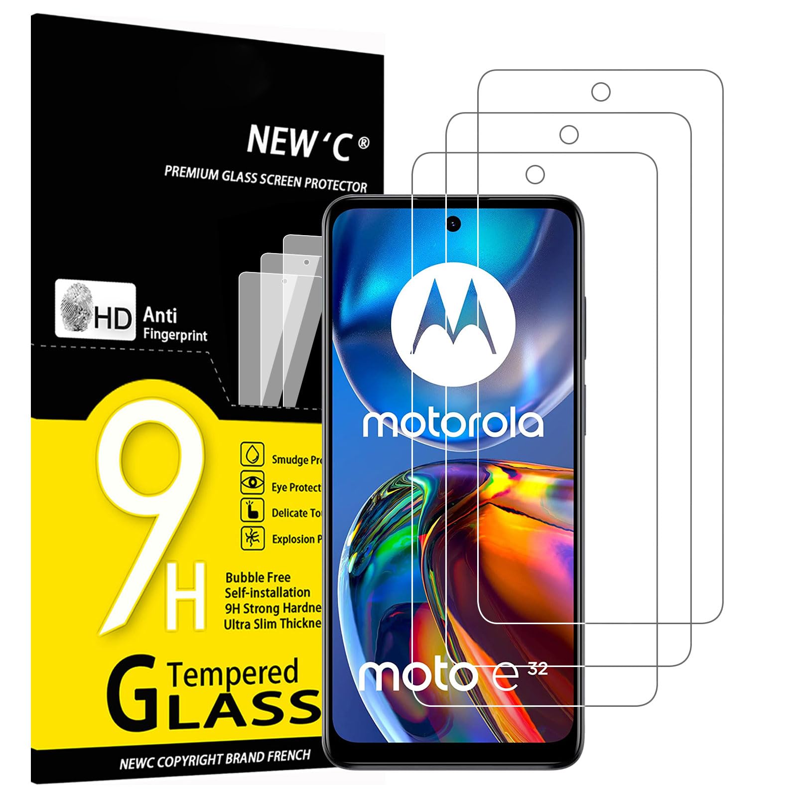 71MIdXKKLnL.jpg Protection d'écran Verre trempé Moto E32