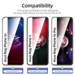Protection d'écran Verre trempé Asus Rog phone 5 / Asus Rog phone 5 Pro / Asus Rog phone 5s - PT01
