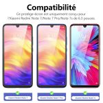 Protection d'écran Verre trempé Redmi Note 7 / Redmi Note 7 Pro / Redmi Note 7s - PT01