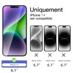 Protection d'écran Verre trempé iPhone 14 - PT01