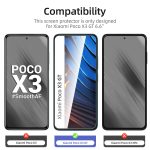 Protection d'écran Verre trempé Poco X3 GT - PT01