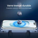 Protection d'écran Verre trempé iPhone 16 / iPhone 15 / iPhone 15 Pro - PT06
