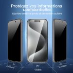 Protection d'écran Verre trempé iPhone 15 Pro Max / iPhone 15 Plus - PT03