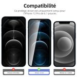 Protection d'écran Verre trempé iPhone 12 Pro - PT01