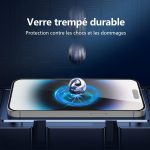 Protection d'écran Verre trempé iPhone 14 Pro - PT06
