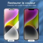 Protection d'écran Verre trempé iPhone 16e / iPhone 14 / iPhone 13 - PT07