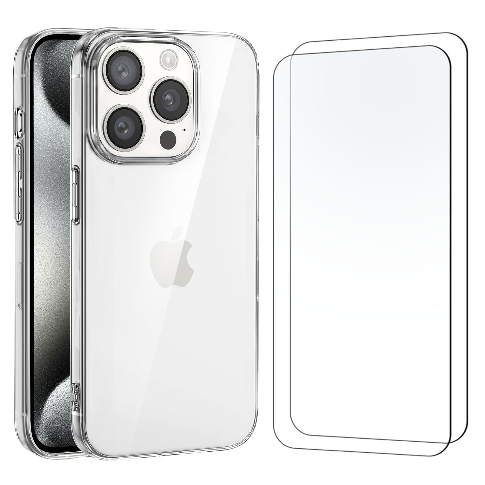 71XseYdNwL.jpg Protection d'écran Verre trempé iPhone 15 Pro