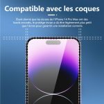 Protection d'écran Verre trempé iPhone 14 Pro Max - PT02
