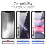 Protection d'écran Verre trempé iPhone 11 / iPhone XR - PT01